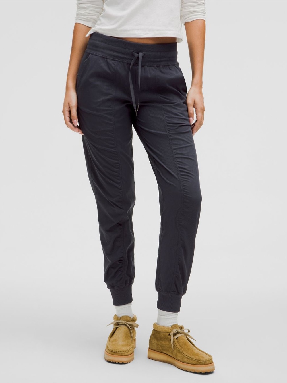 Lululemon Dance Studio Joggers Black Drawstring Jogger Pants Full Length 2